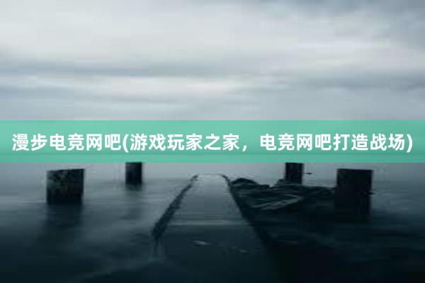 漫步电竞网吧(游戏玩家之家，电竞网吧打造战场)