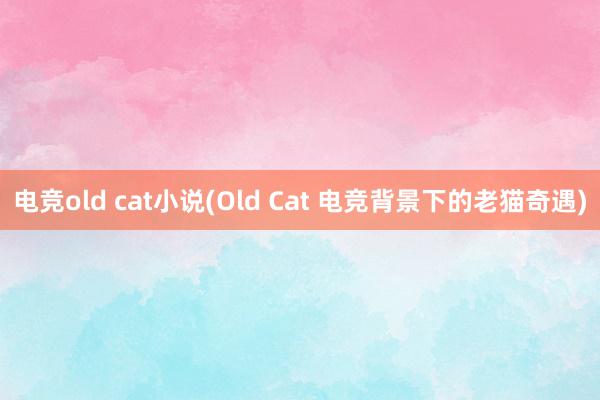 电竞old cat小说(Old Cat 电竞背景下的老猫奇遇)