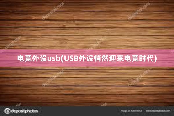 电竞外设usb(USB外设悄然迎来电竞时代)