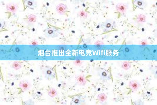 烟台推出全新电竞Wifi服务