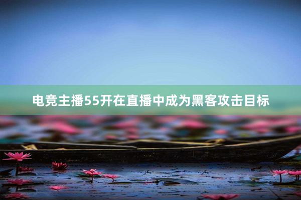 电竞主播55开在直播中成为黑客攻击目标