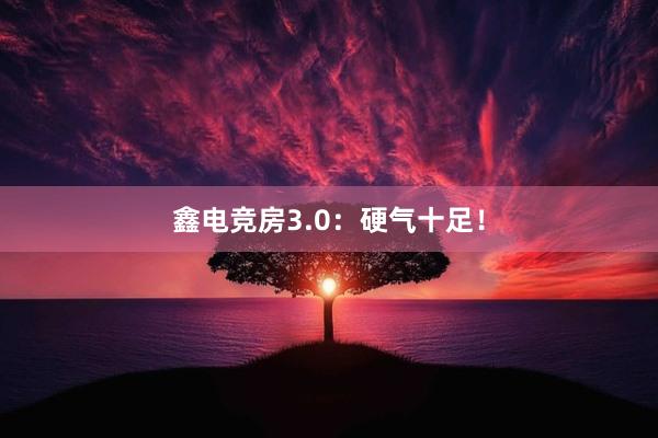 鑫电竞房3.0：硬气十足！